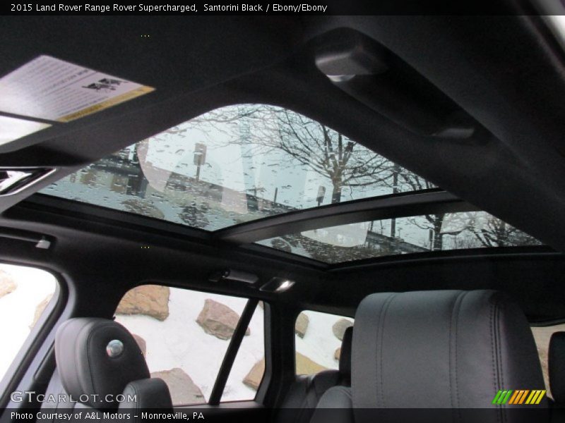 Sunroof of 2015 Range Rover Supercharged