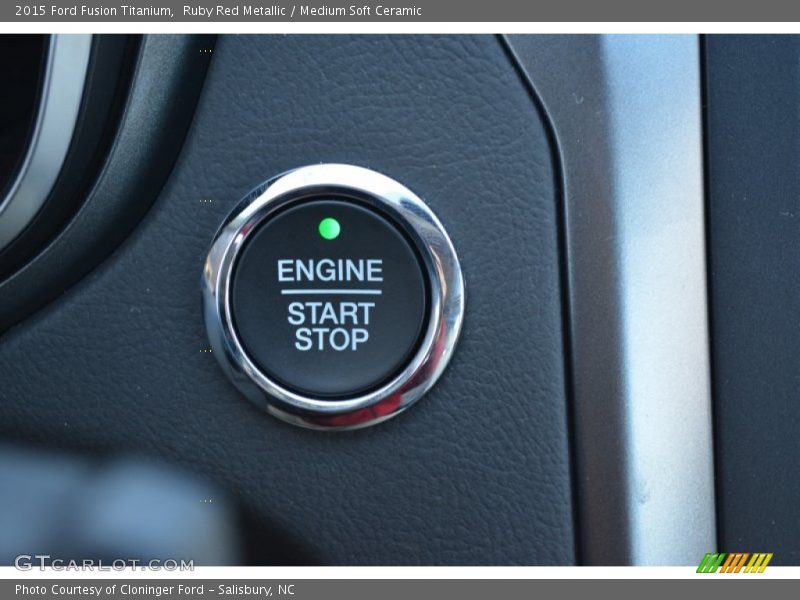 Ruby Red Metallic / Medium Soft Ceramic 2015 Ford Fusion Titanium