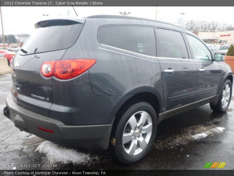 Cyber Gray Metallic / Ebony 2012 Chevrolet Traverse LT