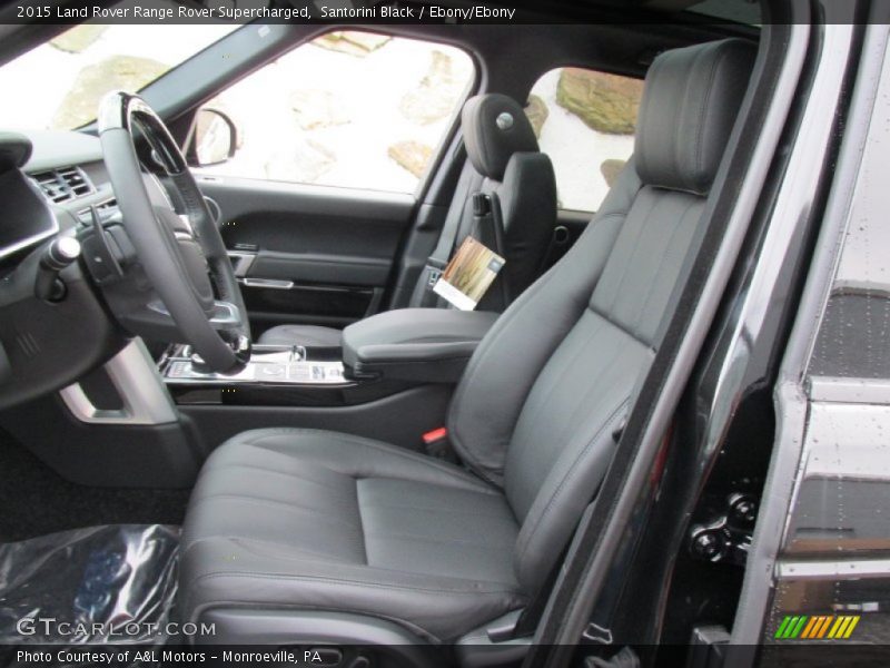 Front Seat of 2015 Range Rover Supercharged