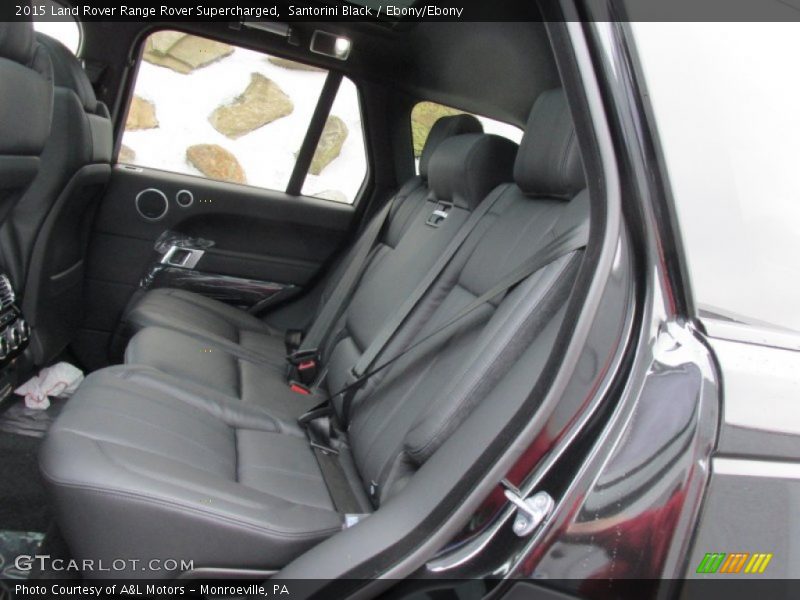 Rear Seat of 2015 Range Rover Supercharged