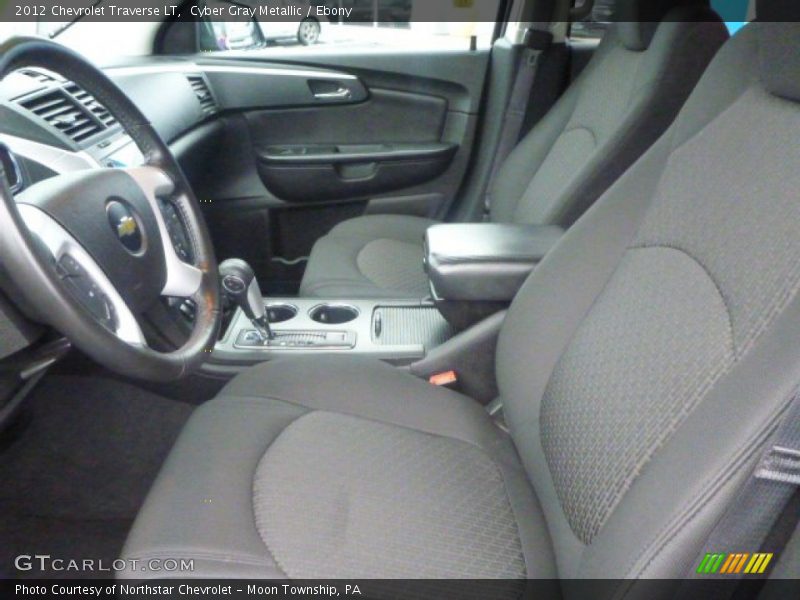 Cyber Gray Metallic / Ebony 2012 Chevrolet Traverse LT