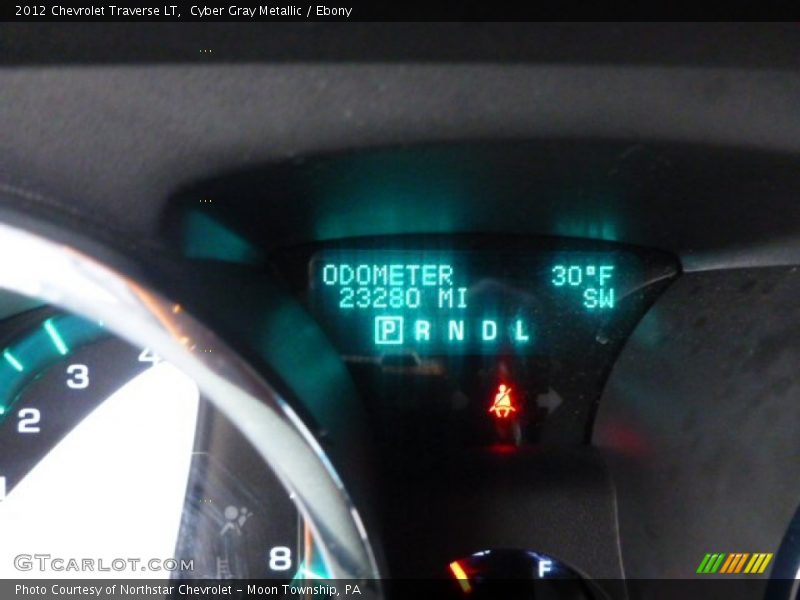 Cyber Gray Metallic / Ebony 2012 Chevrolet Traverse LT