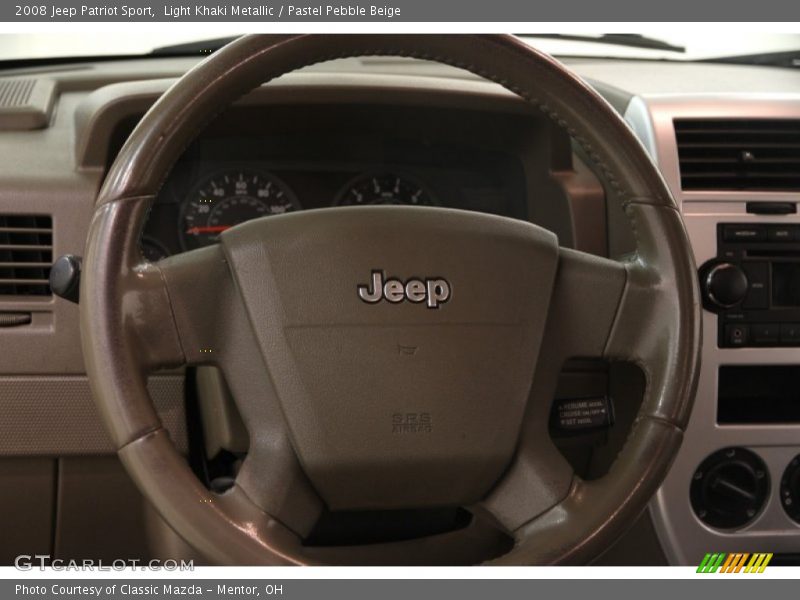 Light Khaki Metallic / Pastel Pebble Beige 2008 Jeep Patriot Sport