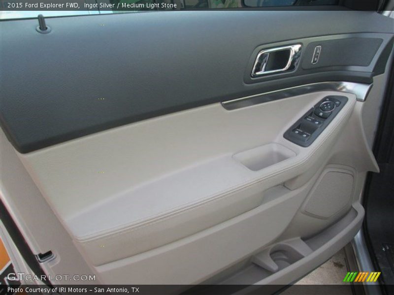 Ingot Silver / Medium Light Stone 2015 Ford Explorer FWD