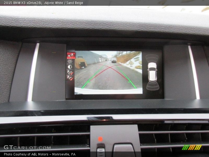 Alpine White / Sand Beige 2015 BMW X3 xDrive28i