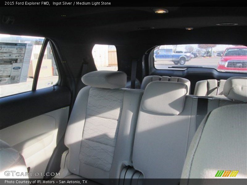 Ingot Silver / Medium Light Stone 2015 Ford Explorer FWD