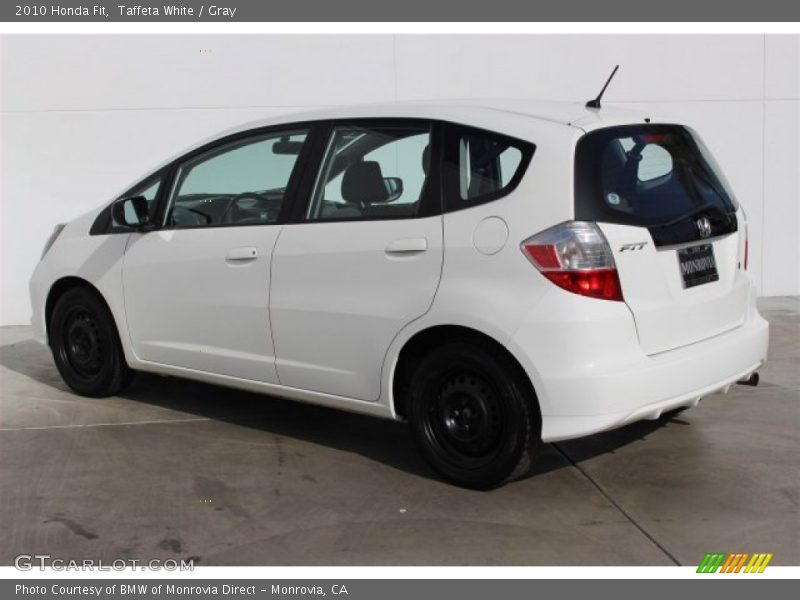 Taffeta White / Gray 2010 Honda Fit