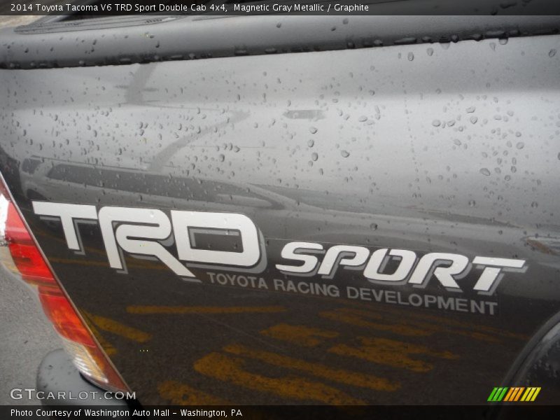 Magnetic Gray Metallic / Graphite 2014 Toyota Tacoma V6 TRD Sport Double Cab 4x4