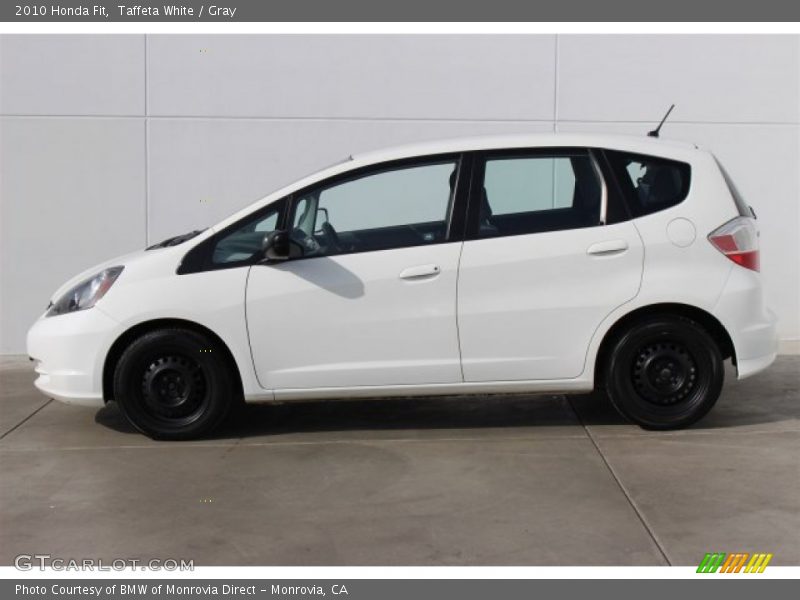 Taffeta White / Gray 2010 Honda Fit