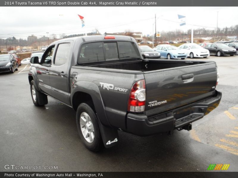 Magnetic Gray Metallic / Graphite 2014 Toyota Tacoma V6 TRD Sport Double Cab 4x4
