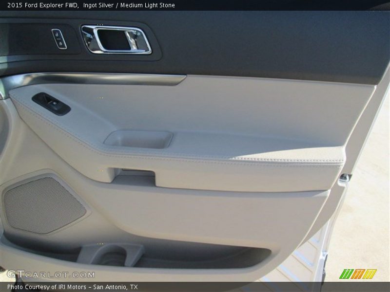 Ingot Silver / Medium Light Stone 2015 Ford Explorer FWD