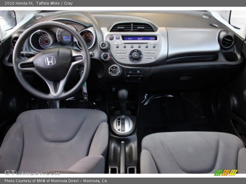 Taffeta White / Gray 2010 Honda Fit