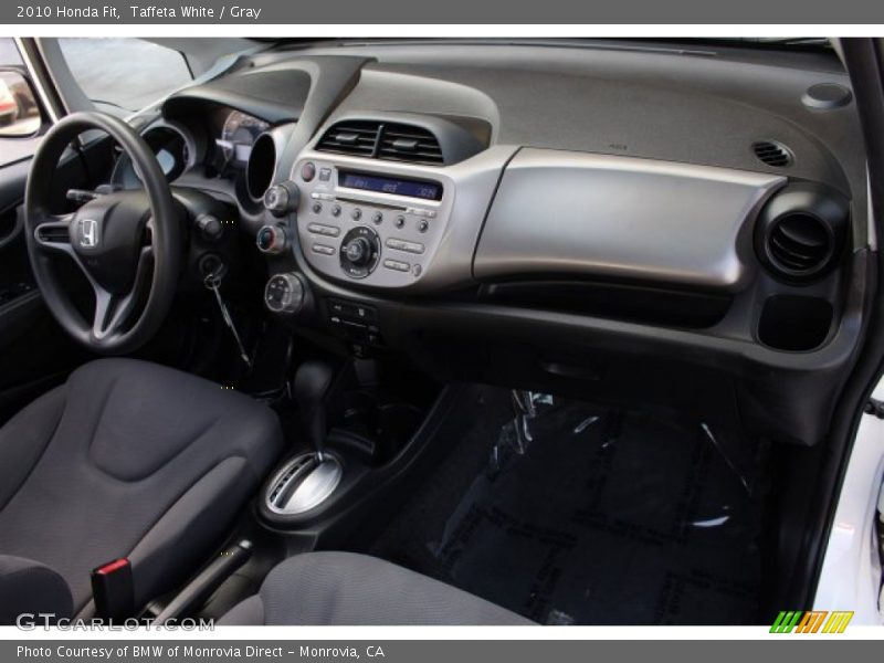 Taffeta White / Gray 2010 Honda Fit