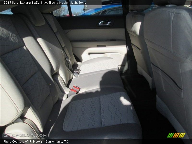 Ingot Silver / Medium Light Stone 2015 Ford Explorer FWD