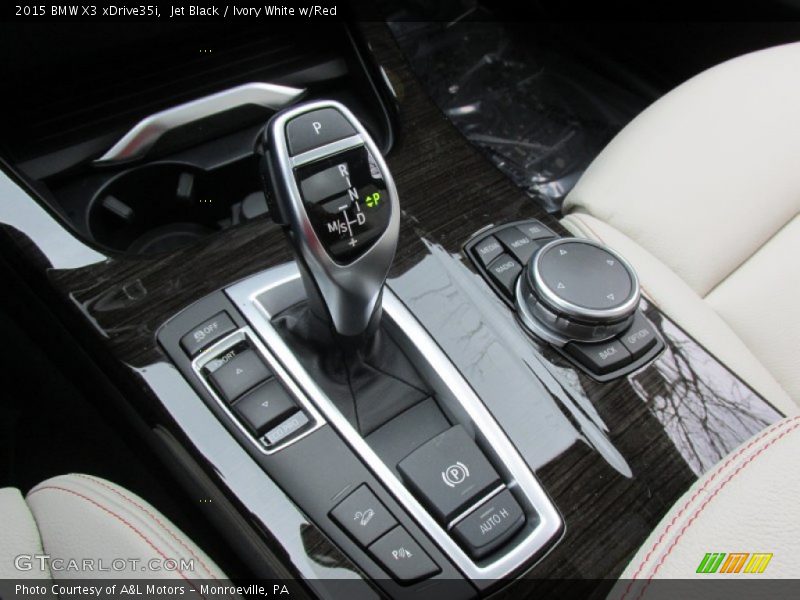 Jet Black / Ivory White w/Red 2015 BMW X3 xDrive35i