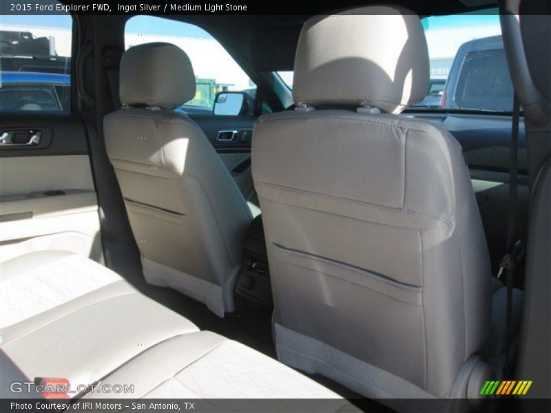 Ingot Silver / Medium Light Stone 2015 Ford Explorer FWD
