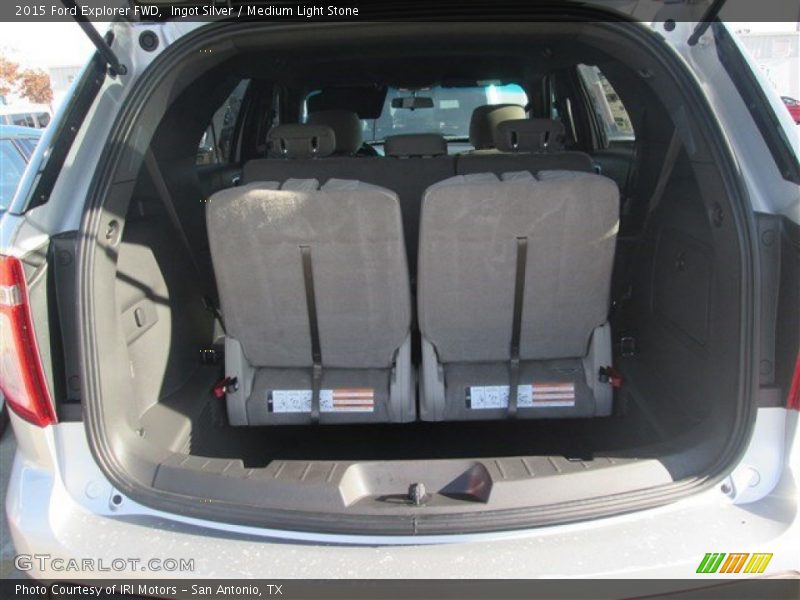Ingot Silver / Medium Light Stone 2015 Ford Explorer FWD