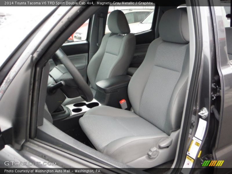 Magnetic Gray Metallic / Graphite 2014 Toyota Tacoma V6 TRD Sport Double Cab 4x4