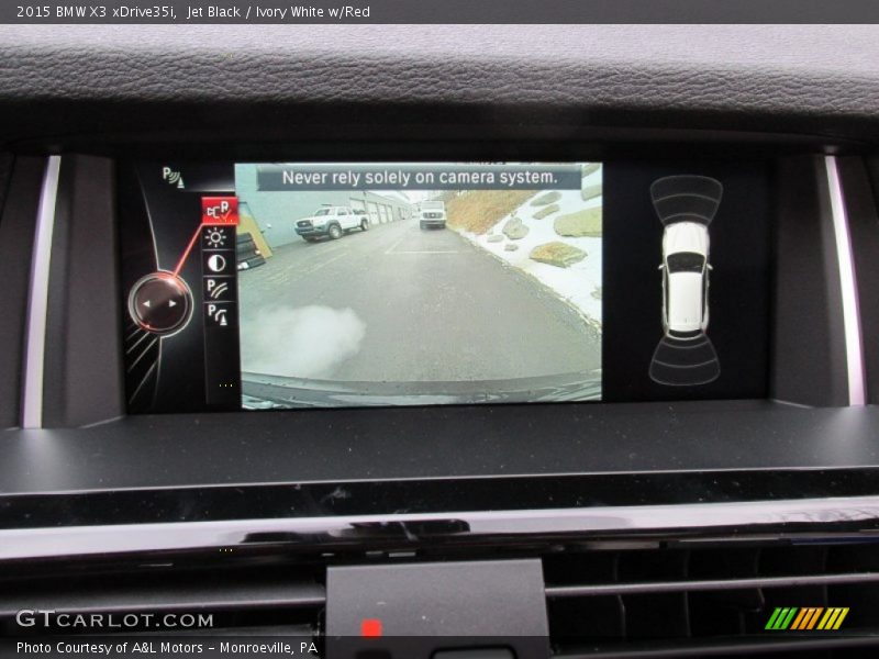 Jet Black / Ivory White w/Red 2015 BMW X3 xDrive35i