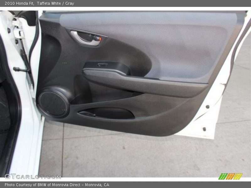 Taffeta White / Gray 2010 Honda Fit
