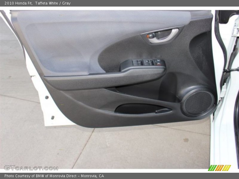 Taffeta White / Gray 2010 Honda Fit