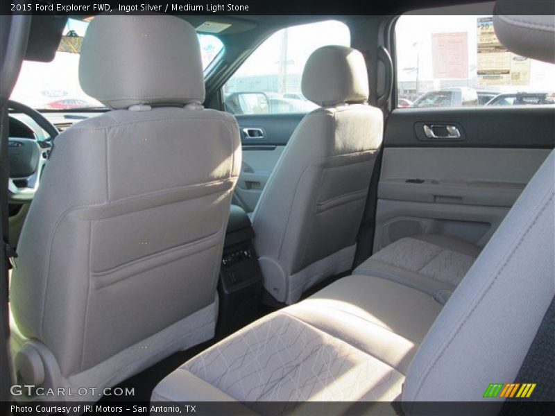 Ingot Silver / Medium Light Stone 2015 Ford Explorer FWD
