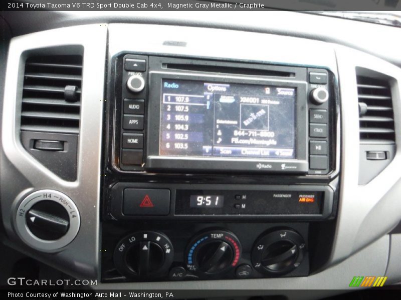 Magnetic Gray Metallic / Graphite 2014 Toyota Tacoma V6 TRD Sport Double Cab 4x4