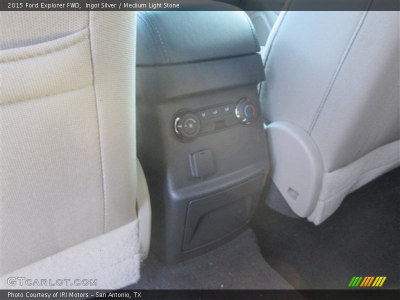 Ingot Silver / Medium Light Stone 2015 Ford Explorer FWD