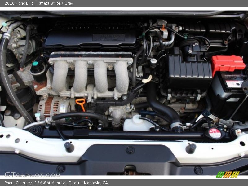 Taffeta White / Gray 2010 Honda Fit