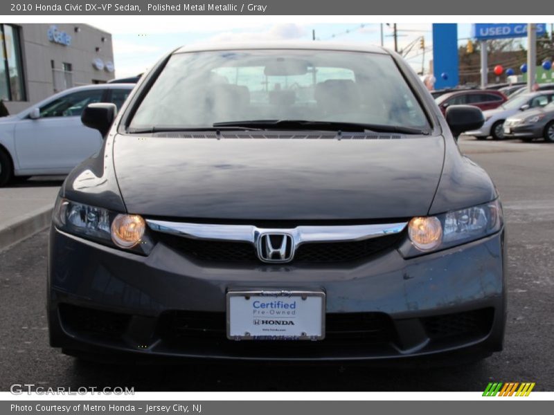 Polished Metal Metallic / Gray 2010 Honda Civic DX-VP Sedan