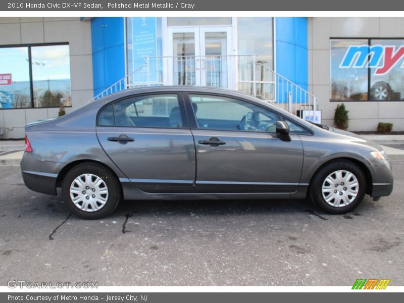 Polished Metal Metallic / Gray 2010 Honda Civic DX-VP Sedan