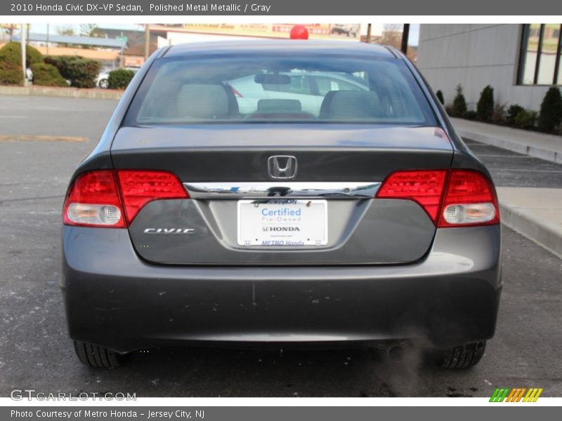 Polished Metal Metallic / Gray 2010 Honda Civic DX-VP Sedan