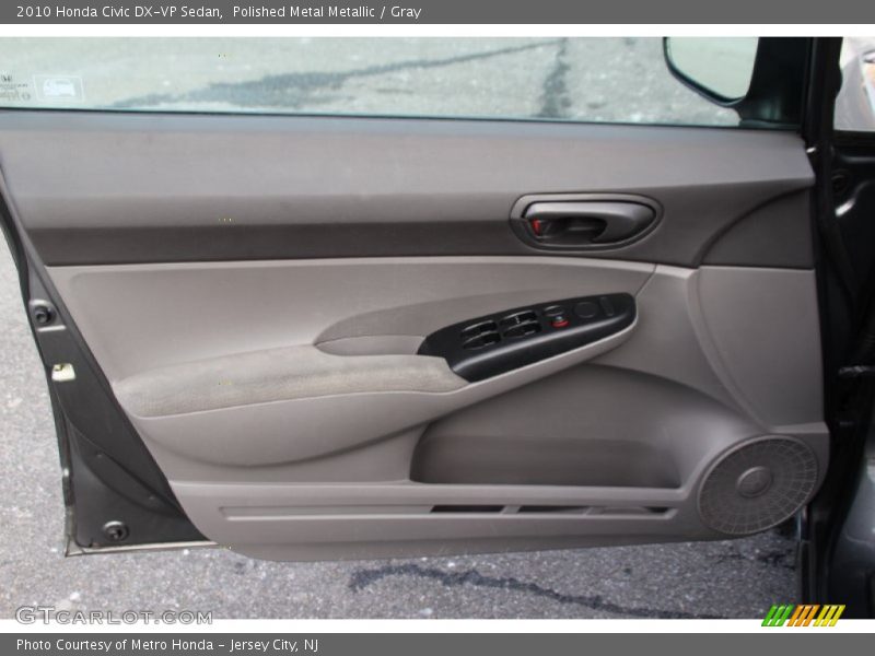 Polished Metal Metallic / Gray 2010 Honda Civic DX-VP Sedan