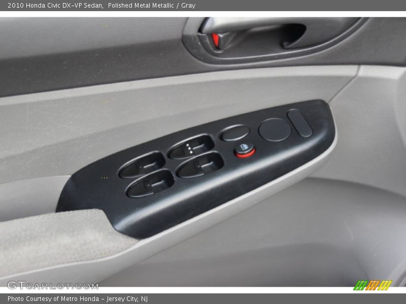 Polished Metal Metallic / Gray 2010 Honda Civic DX-VP Sedan