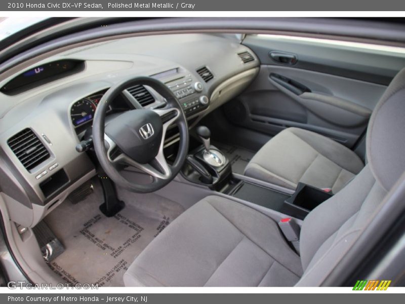Polished Metal Metallic / Gray 2010 Honda Civic DX-VP Sedan