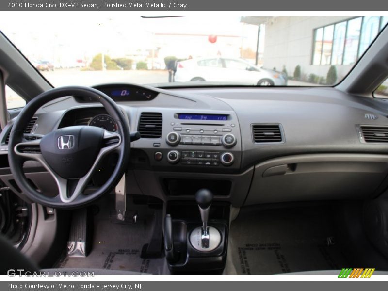 Polished Metal Metallic / Gray 2010 Honda Civic DX-VP Sedan