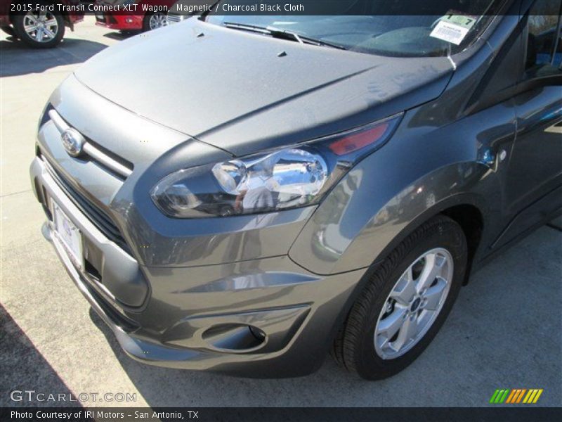 Magnetic / Charcoal Black Cloth 2015 Ford Transit Connect XLT Wagon