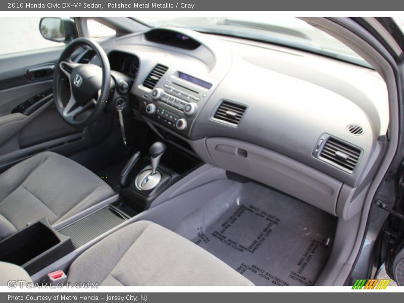 Polished Metal Metallic / Gray 2010 Honda Civic DX-VP Sedan