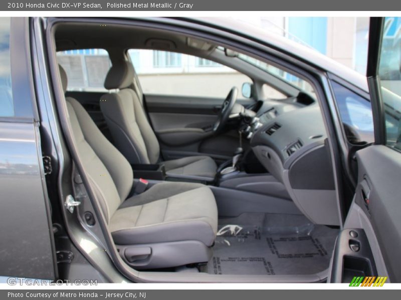 Polished Metal Metallic / Gray 2010 Honda Civic DX-VP Sedan