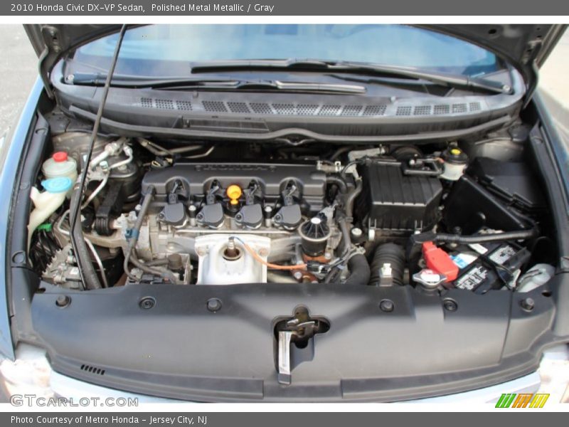 Polished Metal Metallic / Gray 2010 Honda Civic DX-VP Sedan