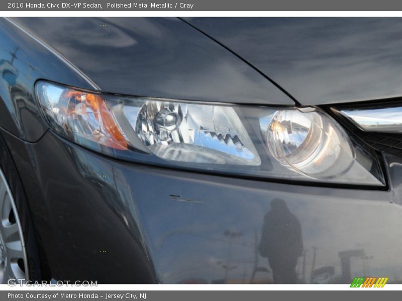 Polished Metal Metallic / Gray 2010 Honda Civic DX-VP Sedan