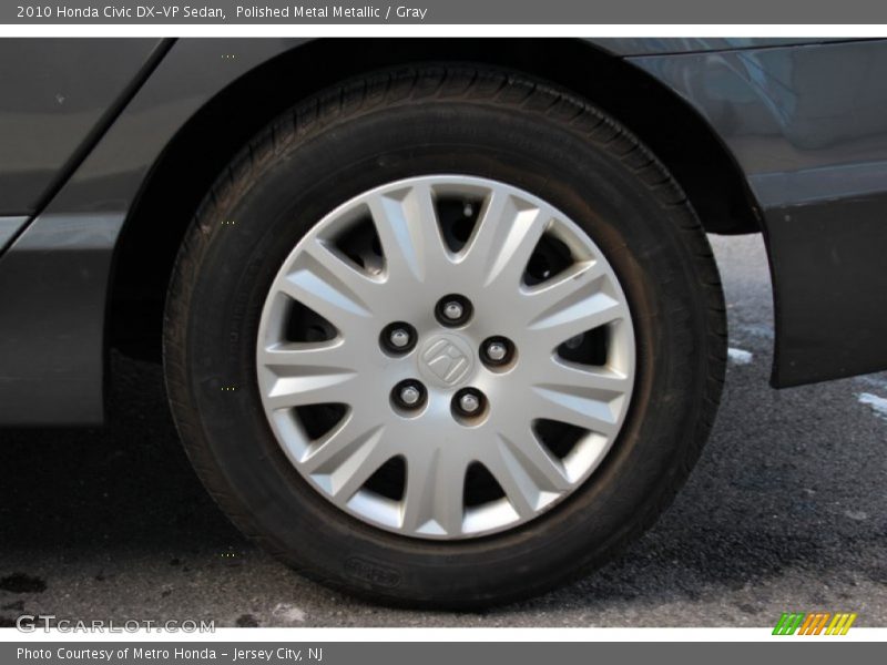 Polished Metal Metallic / Gray 2010 Honda Civic DX-VP Sedan