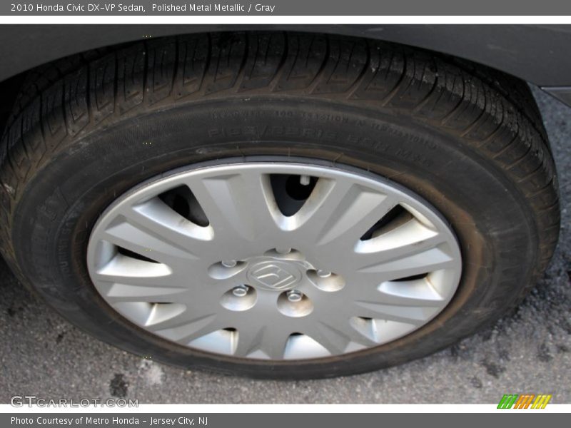 Polished Metal Metallic / Gray 2010 Honda Civic DX-VP Sedan