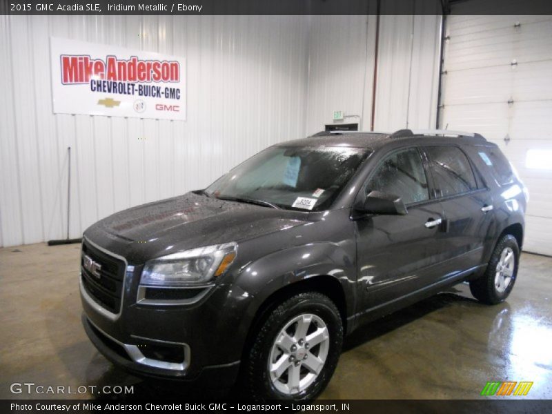 Iridium Metallic / Ebony 2015 GMC Acadia SLE