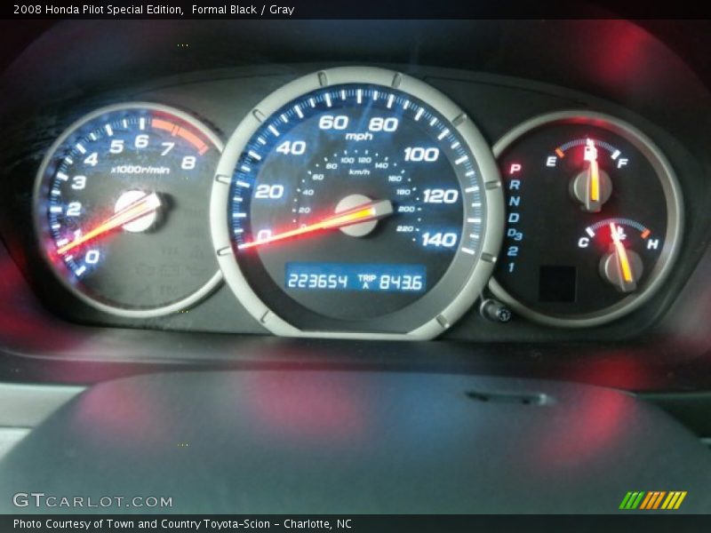 Formal Black / Gray 2008 Honda Pilot Special Edition