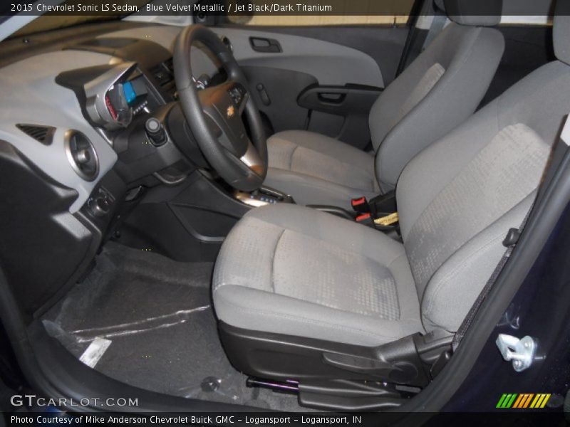 Blue Velvet Metallic / Jet Black/Dark Titanium 2015 Chevrolet Sonic LS Sedan