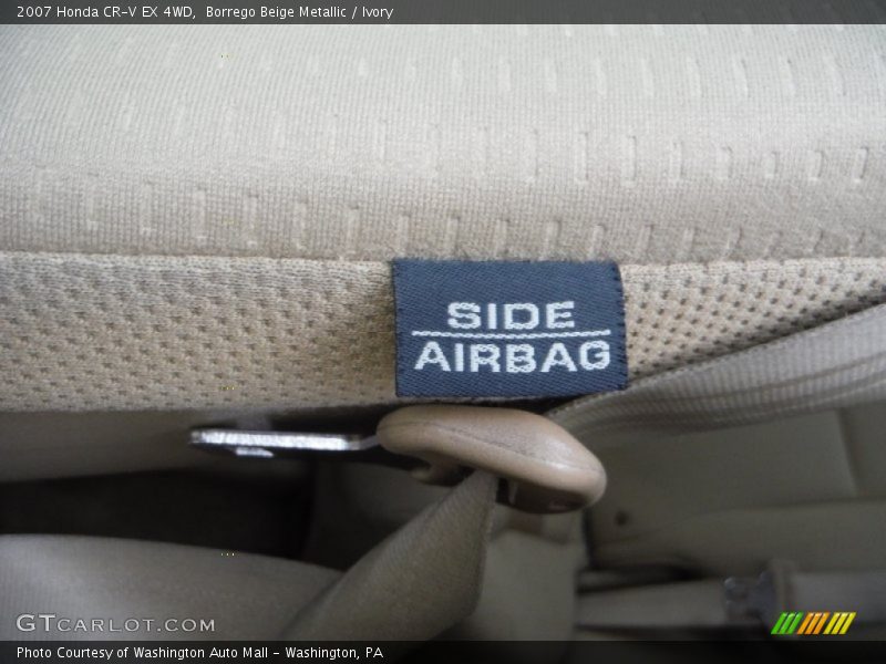 Borrego Beige Metallic / Ivory 2007 Honda CR-V EX 4WD