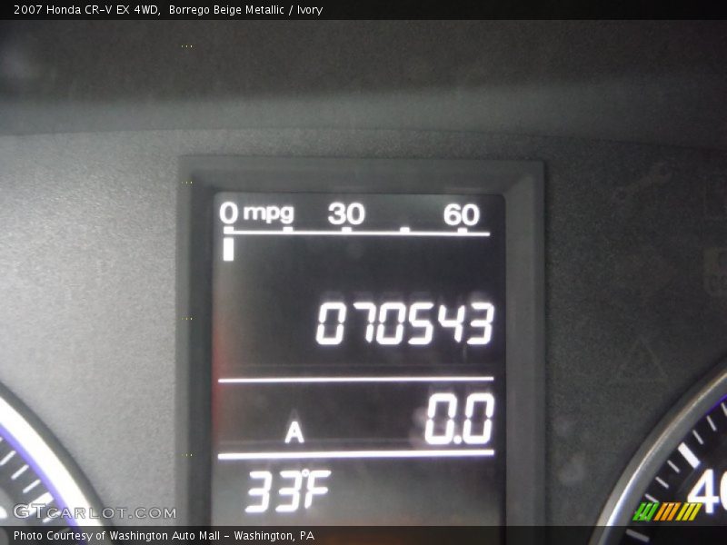 Borrego Beige Metallic / Ivory 2007 Honda CR-V EX 4WD