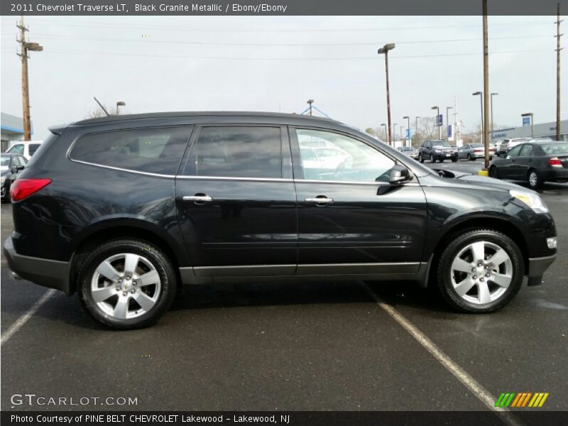 Black Granite Metallic / Ebony/Ebony 2011 Chevrolet Traverse LT